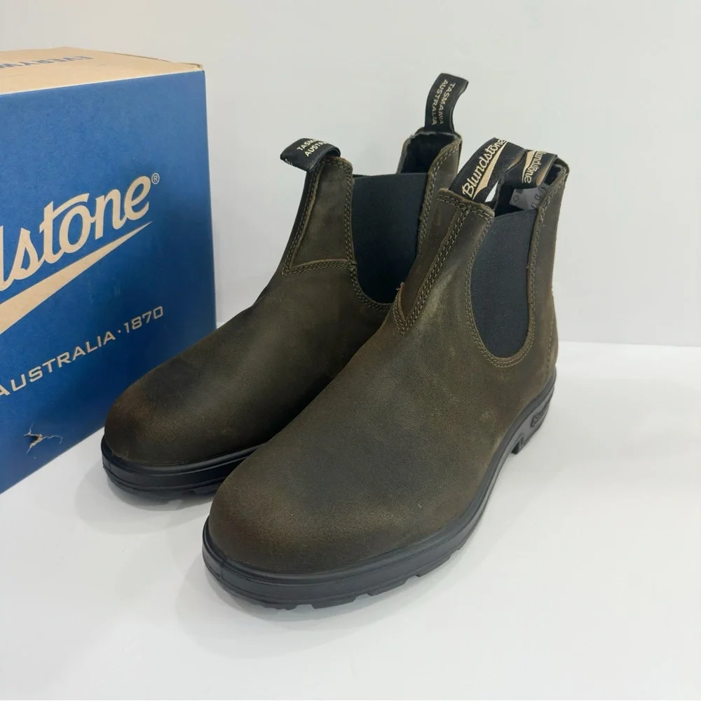 Blundstone 1615 Men’s Suede Leather Chelsea Ankle Boots
